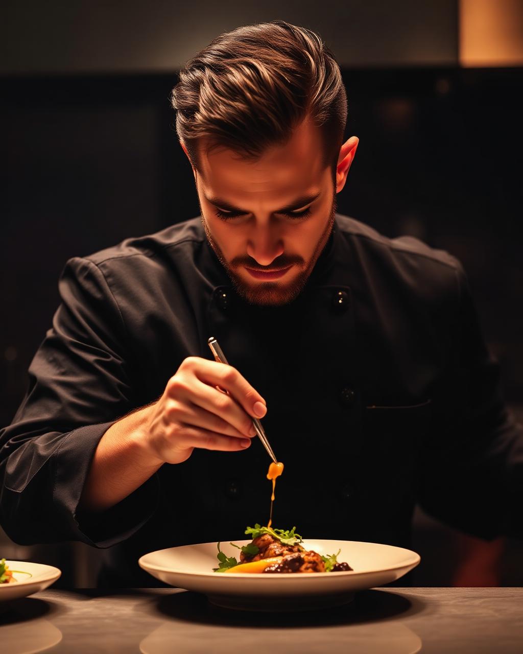 Chef plating
